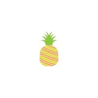 Ananas-Frucht-Vektor-Logo-Symbol-Illustration vektor