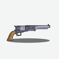 pistol illustration konst vektor