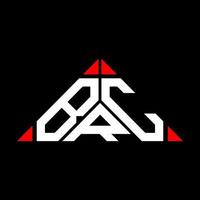 brc brev logotyp kreativ design med vektor grafisk, brc enkel och modern logotyp i triangel form.
