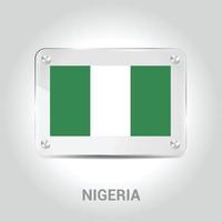 Nigeria-Unabhängigkeitstag-Designvektor vektor