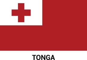 tonga flagga design vektor