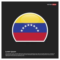 venezuela flagga design kort vektor