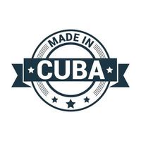 Kuba-Stempel-Design-Vektor vektor