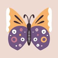 Schmetterlinge drucken schöne und einzigartige Illustrationen vektor