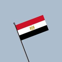 illustration av egypten flagga mall vektor