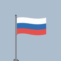 Illustration der russischen Flaggenvorlage vektor