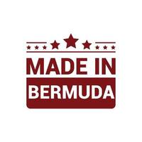 Bermuda-Stempel-Design-Vektor vektor