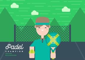 Padel Hintergrund vektor