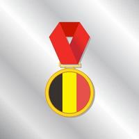 Illustration der belgischen Flaggenvorlage vektor