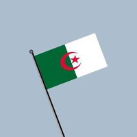 illustration av algeriet flagga mall vektor