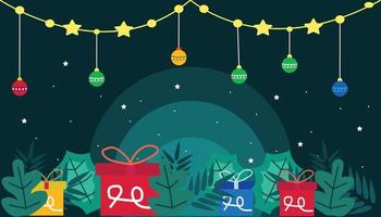 weihnachtstag hintergrund und banner, feier, weihnachtsfeier illustration vektor design.