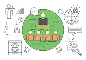 Management Vector Ikoner