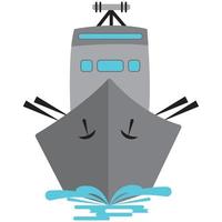 slagskepp illustrationi lura vektor