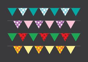 Bunting Party Flagge vektor