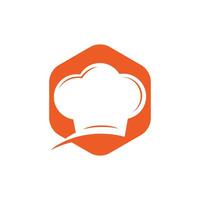 kock logotyp design. laga mat hatt ikon. vektor symbol för meny restaurang Kafé bistro.