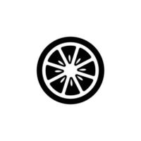 citron- frukt logotyp design vektor