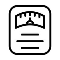 Gewicht-Icon-Design vektor
