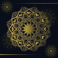 luxuriöse dekorative Mandala-Designillustration vektor