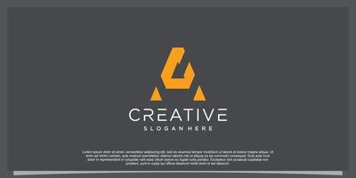 Schreiben Sie ein Logo mit kreativem abstraktem Konzept Premium-Vektor vektor