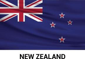 ny zealand flagga design vektor