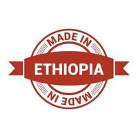Äthiopien-Stempel-Design-Vektor vektor