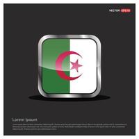 Algerien-Flaggen-Designvektor vektor