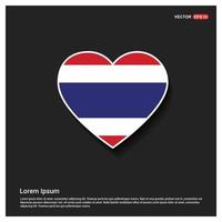 thailand flag design vektor