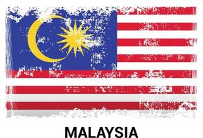 malaysia flaggor design vektor