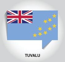 tuvalu flag design vektor
