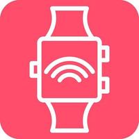 Smartwatch-Symbolstil vektor