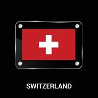 schweiz flagga design vektor