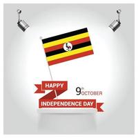 uganda oberoende dag design vektor