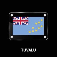 tuvalu flagga design vektor