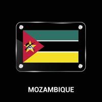 moçambique flagga design vektor