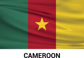 kamerun flag design vektor