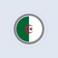 Illustration der Algerien-Flaggenvorlage vektor