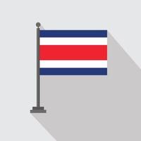 Land flagga med kreativ design vektor