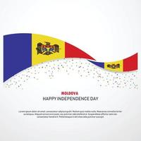 moldavien Lycklig oberoende dag bakgrund vektor
