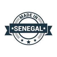 Senegal-Briefmarken-Designvektor vektor