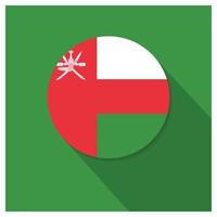 Oman-Flagge-Design-Vektor vektor
