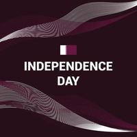 qatar oberoende dag design kort vektor