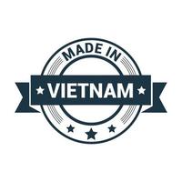 Vietnam-Briefmarken-Design-Typografie-Vektor vektor