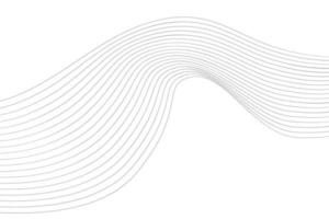 abstrakt linje Vinka vit bakgrund. modern vågig linje abstrakt bakgrund vektor