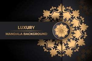 kreativer luxus dekorativer mandalahintergrund, dekoratives mandala für druck, poster, cover, broschüre, flyer, banner vektor