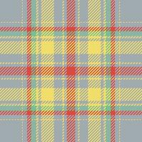 pläd kolla upp mönster. sömlös tyg textur. tartan textil- skriva ut. vektor