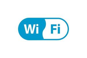 Wi-Fi-Symbolsignalverbindung. Vektor drahtloses Internet-Technologie-Zeichen. WLAN-Netzwerk-Kommunikationssymbol.