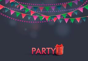 Party Gefälligkeiten Illustration Vorlage vektor
