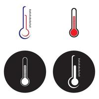 Termometer-Logo-Illustrationsdesign vektor