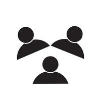 Menschen-Team-Logo vektor