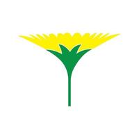 Sonnenblumen-Logo-Symbol-Vektor-illustration vektor